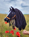 Premium Steckenpferd / Hobby Horse - Friesenpferd 2 A3
