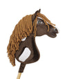 Premium Steckenpferd / Hobby Horse – Western Dark Bay A3