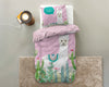 Kinder-Bettwäsche-Set Hola Lama Rosa 140 x 200/220