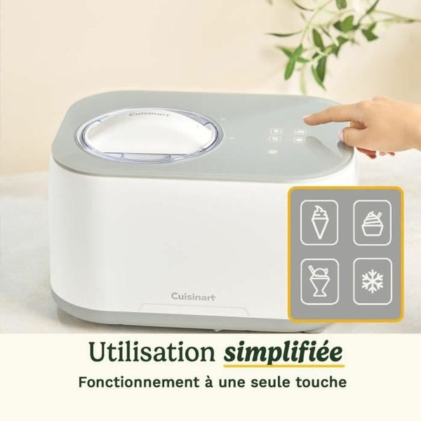 Cuisinart jäätelökone 1L valkoinen