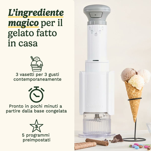 Cuisinart Jäätelökone Valkoinen 1L