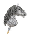 Premium Steckenpferd / Hobby Horse - Apfelschimmel mit Grau A3