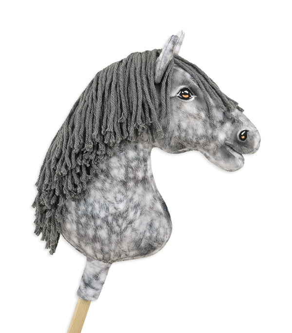 Premium Steckenpferd / Hobby Horse - Apfelschimmel mit Grau A3
