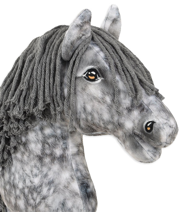 Premium Steckenpferd / Hobby Horse - Apfelschimmel mit Grau A3