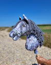 Premium Steckenpferd / Hobby Horse - Apfelschimmel mit Grau A3