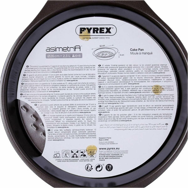 Pyrex Asimetria Kakkuvuoka 22 cm