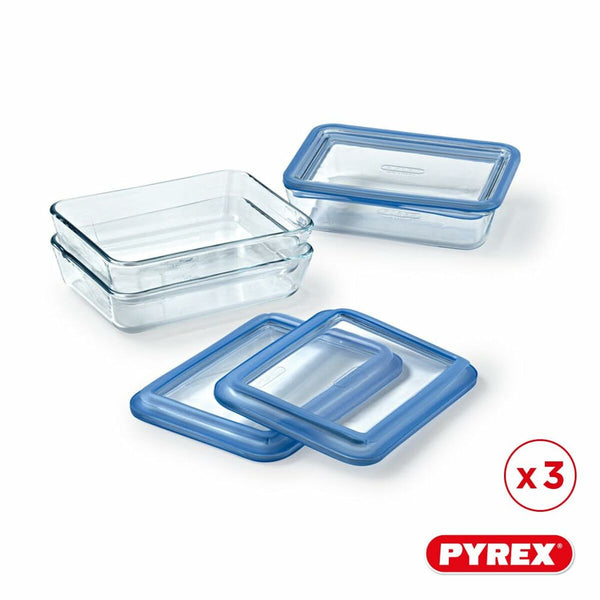 Pyrex Eväsrasiasetti 3 kpl 800 ml