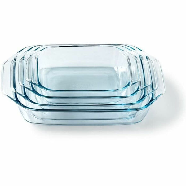 Pyrex Läpinäkyvä Uunivuokasetti 4 kpl
