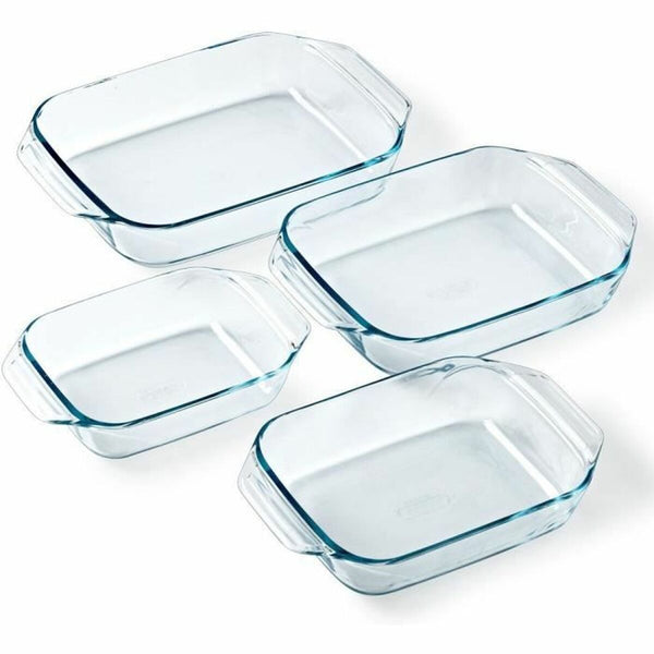 Pyrex Läpinäkyvä Uunivuokasetti 4 kpl