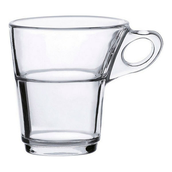 Duralex Caprice läpinäkyvä kahvikuppisetti 90 ml, 6 kpl