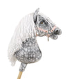 Premium Steckenpferd / Hobby Horse – Apfelschimmel mit weißem A3