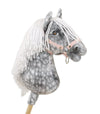 Premium Steckenpferd / Hobby Horse – Apfelschimmel mit weißem A3