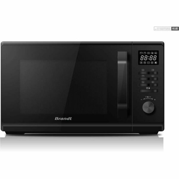 Mikroaaltouuni Grillillä Brandt 800 W Musta - Vuodevaatteet.fi
