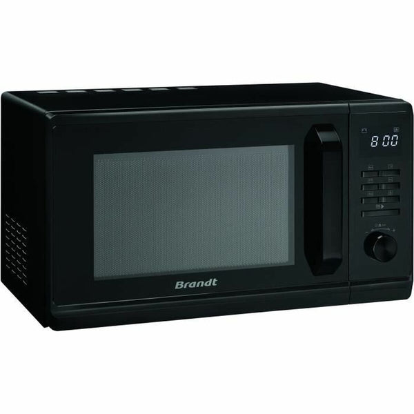 Mikroaaltouuni Grillillä Brandt 800 W Musta - Vuodevaatteet.fi