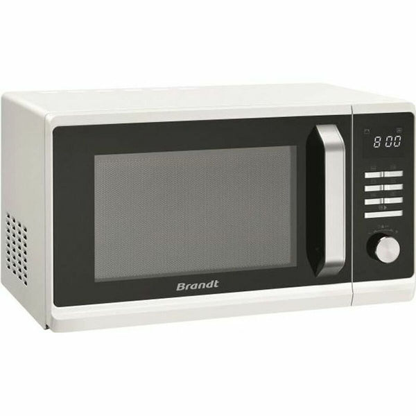 Brandt Valkoinen Mikroaaltouuni Grillillä 800W 23L - Vuodevaatteet.fi