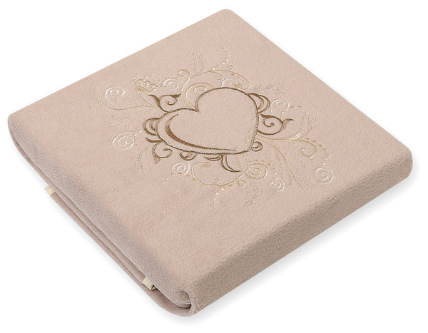 Babydecke aus Fleece - Schickes Beige