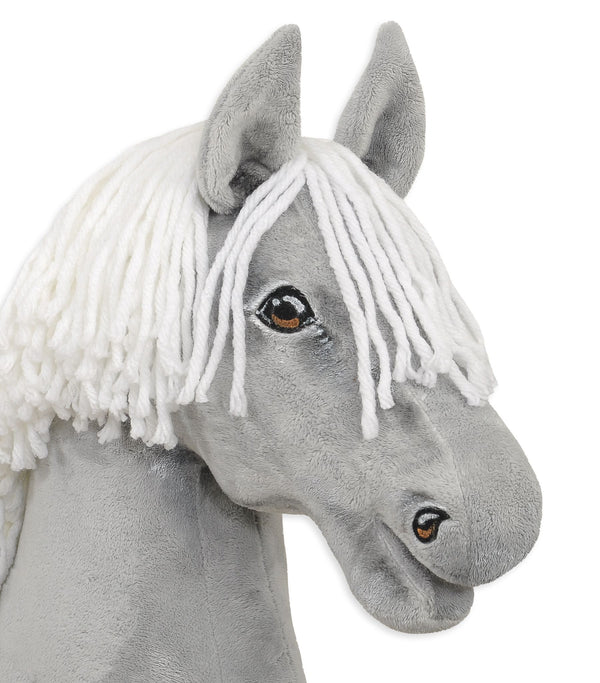 Premium Steckenpferd / Hobby Horse - Grau A3