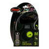 Flexi Black Design koiran talutushihna 5 m, koko S, hopea