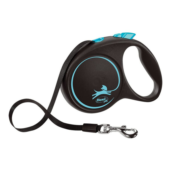 Flexi Black Design koiran talutushihna 5m sininen M