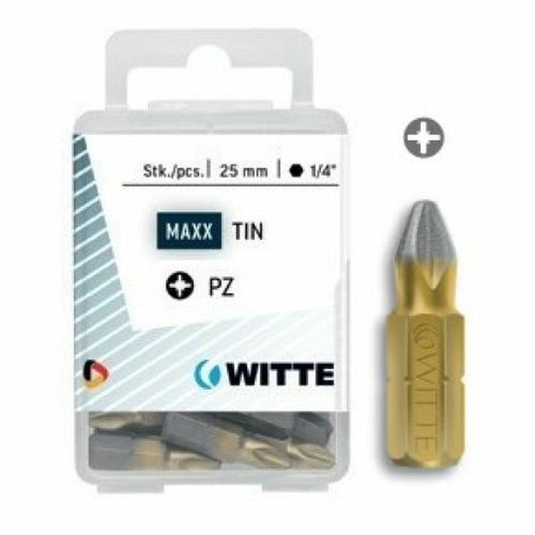 WITTE Pozidriv Teräsetti PZ1 5 osaa