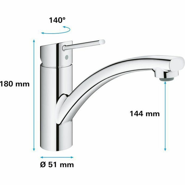 Grohe Hopeinen Sekoitushana