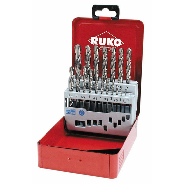 RUKO Pikateräs Poranteräsarja 19-osainen
