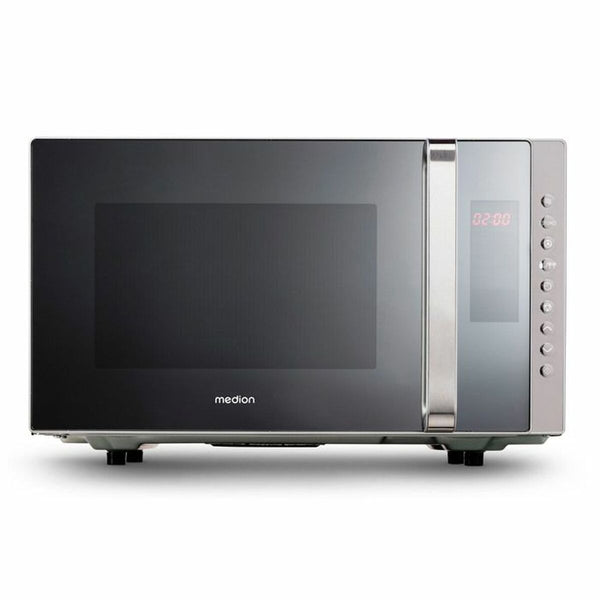 Medion Harmaa Mikroaaltouuni 800 W 23 L - Vuodevaatteet.fi