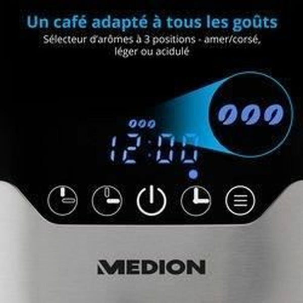 Medion suodatinkahvinkeitin 900W 1,2L - Vuodevaatteet.fi