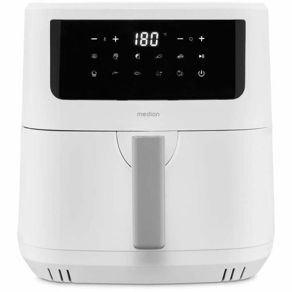 Medion LIFE P10 XL Kuumailmapaistinpannu 6,8 L Valkoinen - Vuodevaatteet.fi