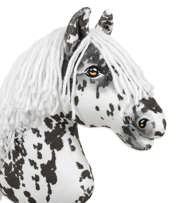 Super Hobby Horse - Super Hobby Horse Premium keppihevonen leopardihevonen valkoisella harjalla A3