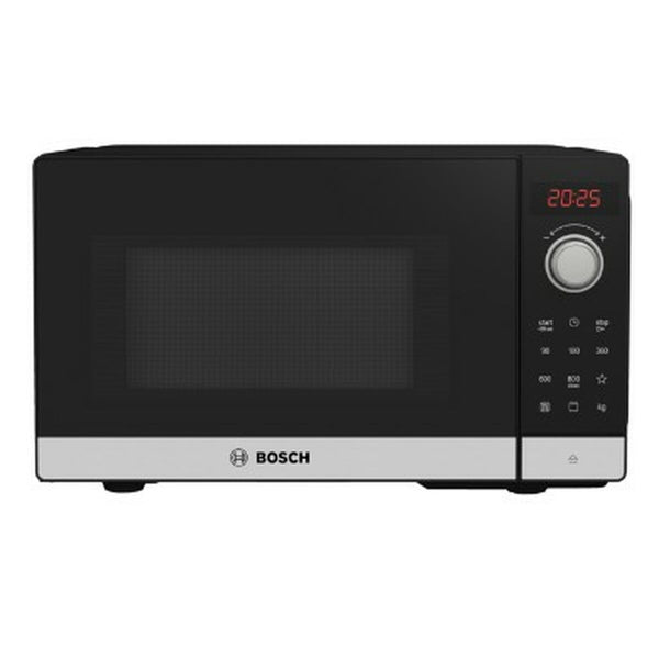 Bosch mikroaaltouuni 800 W, musta/hopeinen, 20 L - Vuodevaatteet.fi
