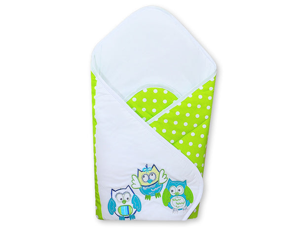 Babynest mit verstärktem Boden – Owls Bigi Zibi & Adele Green