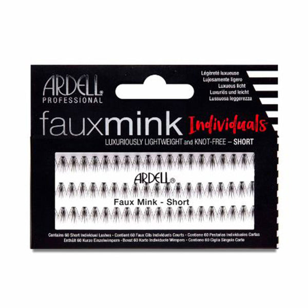 Ardell - Faux Mink pestañas individuales negras #short 1 u