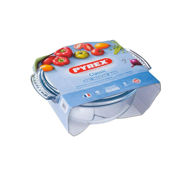 Pyrex Lasikannellinen Vuoka Läpinäkyvä