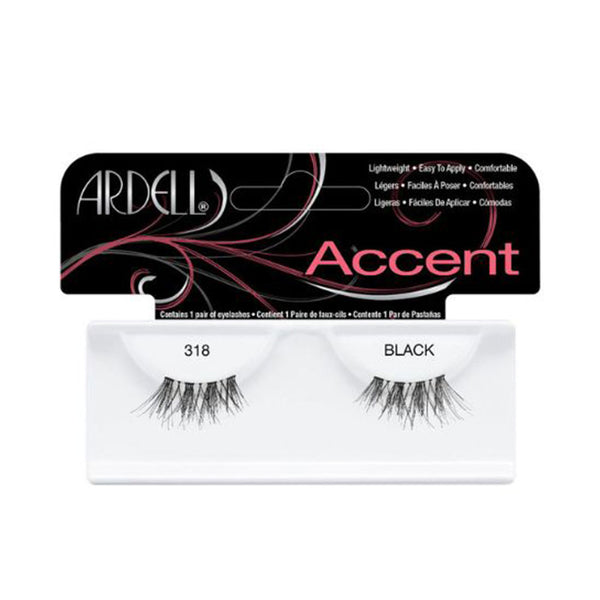 Ardell - Ardell Accent eyelashes #318 black 1 u