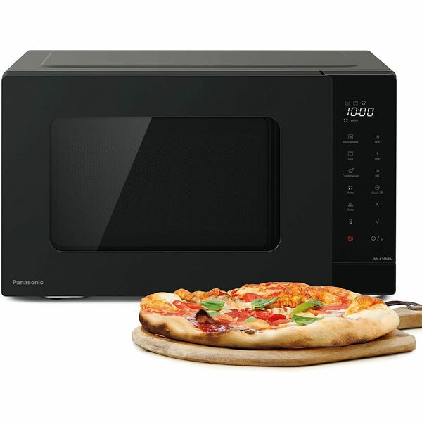 Panasonic Mikroaaltouuni Grillillä 24L Musta - Vuodevaatteet.fi