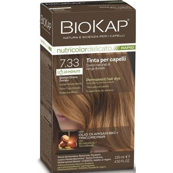 Biokap - Nutricolor Delicato - Hiusväri - 7.33 Blondi Kultainen vehnä 140 ml