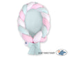 Schlafnest Zopf Bettschlange - Mint - Rosa