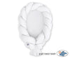 Babynest Zopf mit Nestchen - Weiß