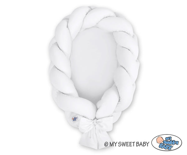 Babynest Zopf mit Nestchen - Weiß