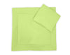 Babydecke 77x77cm und Kissen - Green