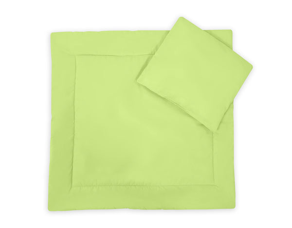 Babydecke 77x77cm und Kissen - Green