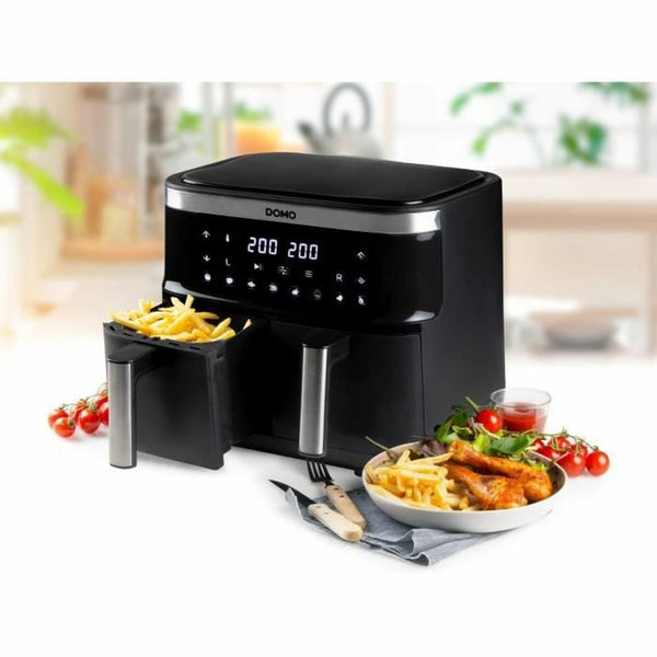 DOMO Airfryer Musta 8 L - Vuodevaatteet.fi