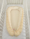 Unipesä - White Dots On Beige/ Beige Streifen