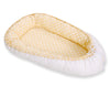 Unipesä - White Dots On Beige/ Beige Streifen
