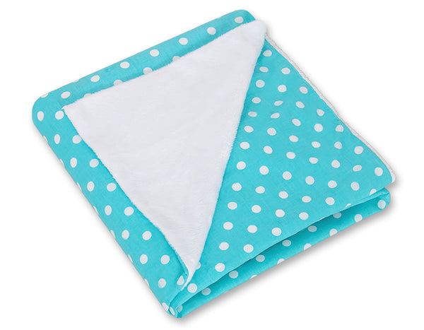 Sitzpolster für Autositz - White Dots On Turquoise