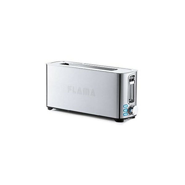 Flama Leivänpaahdin 1050W Ruostumaton Teräs - Vuodevaatteet.fi