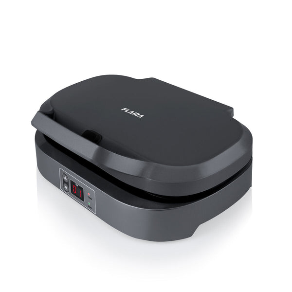 Flama Musta Voileipäkone 1300W - Vuodevaatteet.fi