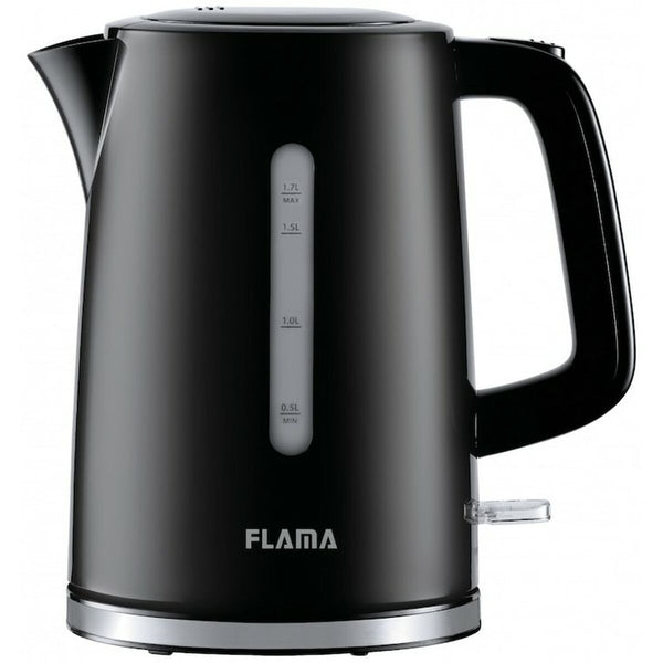 Flama Musta Vedenkeitin 2200 W 1,7 L - Vuodevaatteet.fi