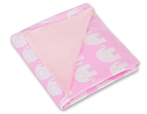 Sitzauflage für Kindersitze - Elefanten in Rosa